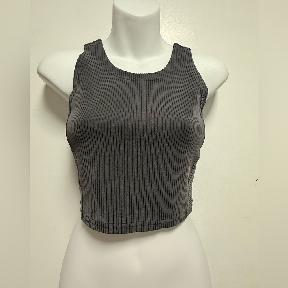 Lululemon Ribbed Softstreme Cropped Tank Top Size 4 - Picture 2 of 8